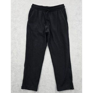 Athleta Cozy Karma High Rise Zip Ankle Pants Size Medium Petite Black Weekend